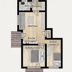 Appartementhaus Am Wasserturm Bounty Daire *